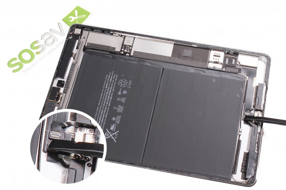 Guide photos remplacement haut-parleur droit iPad Air 2 3G (Etape 15 - image 1)