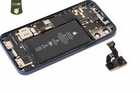 Guide photos remplacement nappe flash & micro secondaire iPhone 12 (Etape 14 - image 1)
