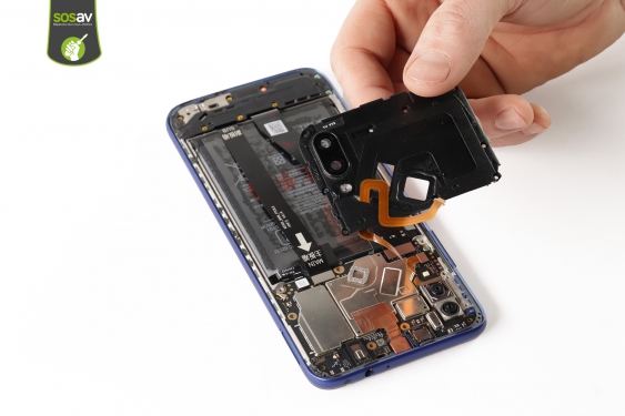 Guide photos remplacement nappe de liaison connecteur de charge Xiaomi Redmi 7 (Etape 10 - image 4)
