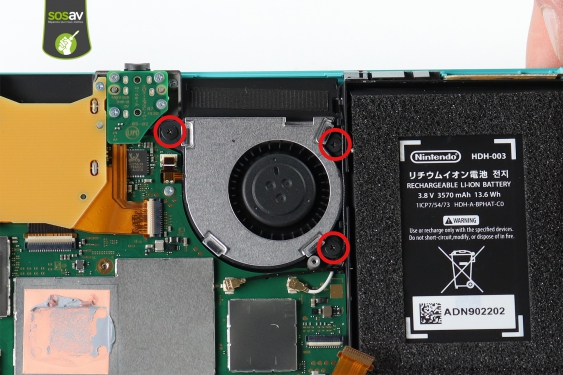 Guide photos remplacement ventilateur Nintendo Switch Lite (Etape 12 - image 1)