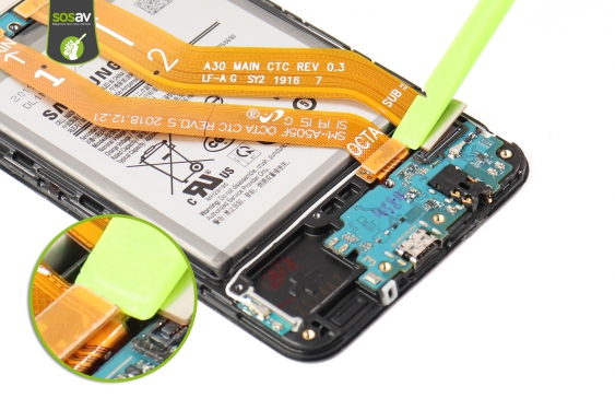 Guide photos remplacement batterie Galaxy A30 (Etape 11 - image 3)