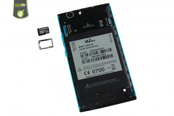 Guide photos remplacement antenne gsm Wiko Ridge 4G (Etape 4 - image 4)