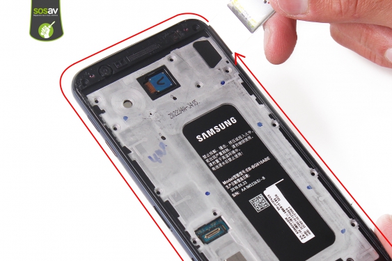 Guide photos remplacement haut-parleur interne Galaxy J4+ (Etape 14 - image 3)