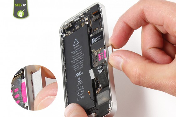 Guide photos remplacement nappe power, vibreur & volume iPhone 5S (Etape 14 - image 1)
