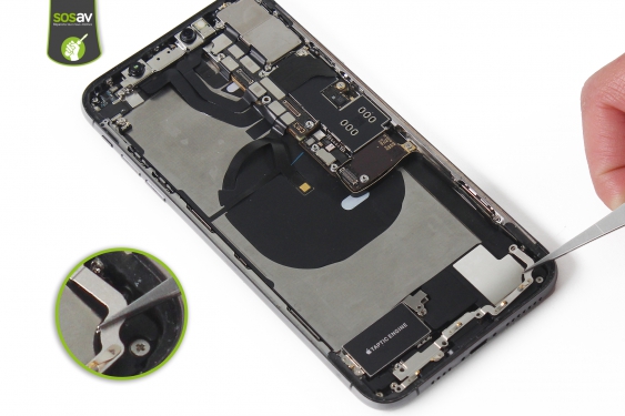 Guide photos remplacement haut-parleur externe / taptic engine iPhone XS Max (Etape 18 - image 1)