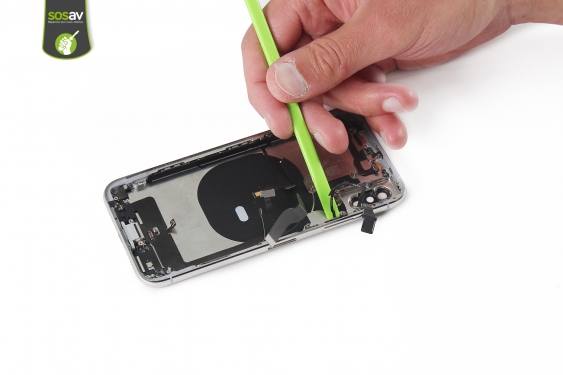 Guide photos remplacement nappe flash power iPhone XS (Etape 42 - image 4)