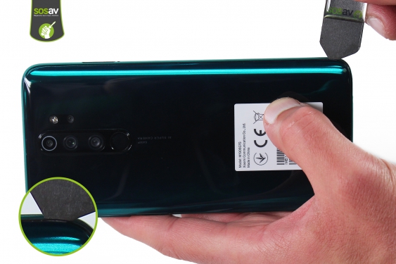 Guide photos remplacement antenne gsm Redmi Note 8 Pro (Etape 4 - image 2)