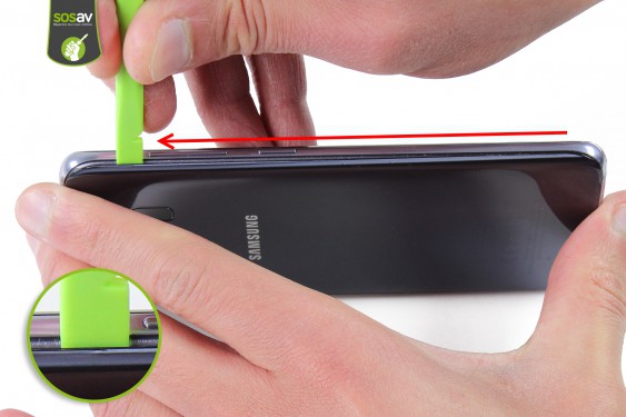 Guide photos remplacement vitre arrière Samsung Galaxy S8  (Etape 3 - image 2)