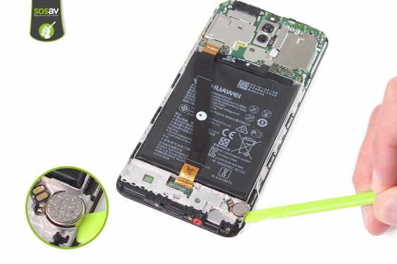 Guide photos remplacement vibreur Huawei Mate 10 lite (Etape 24 - image 1)