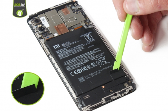 Guide photos remplacement nappe connecteur de charge Redmi Note 5 (Etape 11 - image 1)