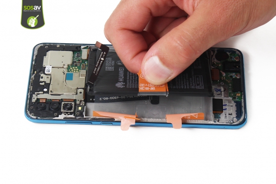 Guide photos remplacement nappe de liaison connecteur de charge Huawei P30 Lite (Etape 15 - image 3)