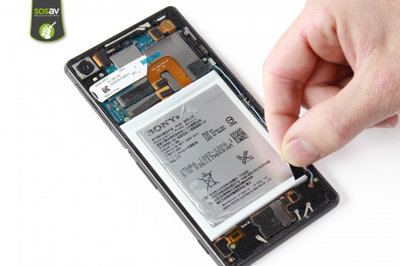 Guide photos remplacement haut-parleur interne Xperia Z3 (Etape 11 - image 1)