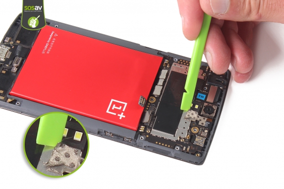 Guide photos remplacement haut-parleur interne OnePlus One (Etape 14 - image 1)