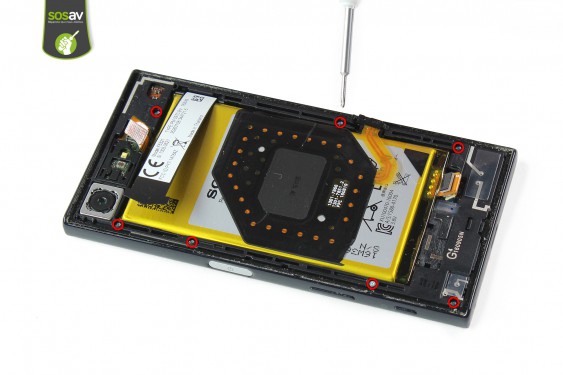 Guide photos remplacement nappe boutons volume, power & apn Xperia X Compact (Etape 9 - image 1)