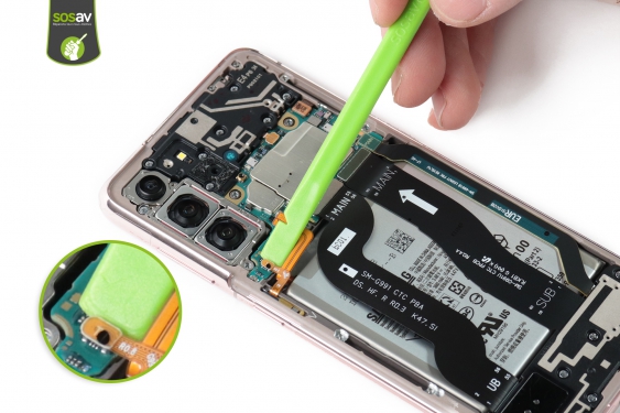 Guide photos remplacement batterie Galaxy S21 (Etape 11 - image 3)