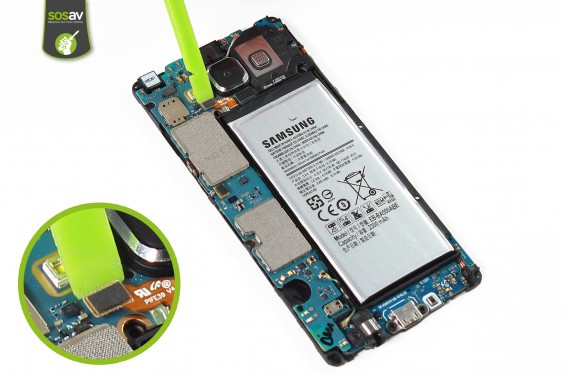 Guide photos remplacement câble coaxial haut Samsung Galaxy A5 (Etape 25 - image 2)