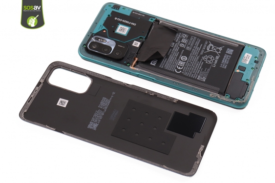 Guide photos remplacement face arrière Redmi Note 10 5G (Etape 5 - image 1)