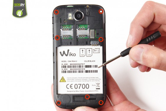 Guide photos remplacement connecteur de charge Wiko Cink Peax 2 (Etape 6 - image 1)