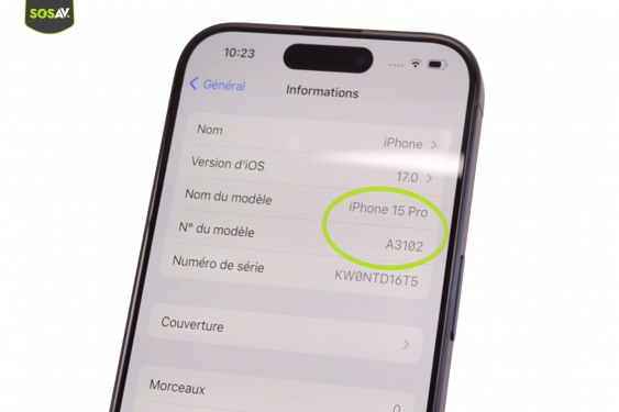 Guide photos remplacement batterie iPhone 15 Pro (Etape 1 - image 1)