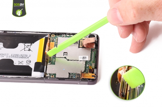 Guide photos remplacement caméra avant Xperia XA  (Etape 10 - image 2)