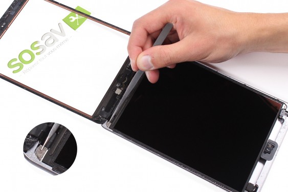 Guide photos remplacement vitre tactile et bouton home iPad Mini 3 WIFi (Etape 7 - image 1)