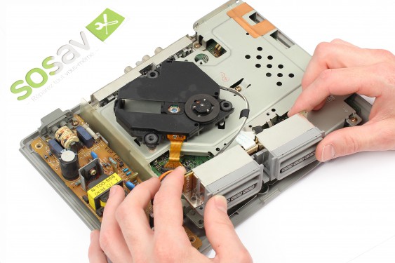 Guide photos remplacement nappe bloc manettes + cartes mémoire Playstation (Etape 6 - image 2)