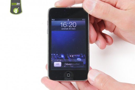 Guide photos remplacement ecran lcd iPod Touch 3e Gen (Etape 1 - image 1)