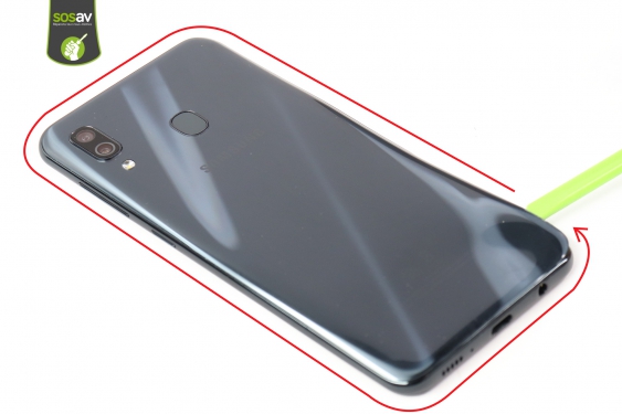 Guide photos remplacement coque arrière Galaxy A30 (Etape 4 - image 3)
