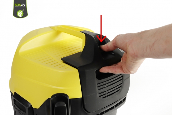 Guide photos remplacement capot supérieur Karcher WD4 premium (Etape 6 - image 1)