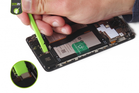 Guide photos remplacement haut-parleur externe / prise jack OnePlus 3T (Etape 15 - image 3)
