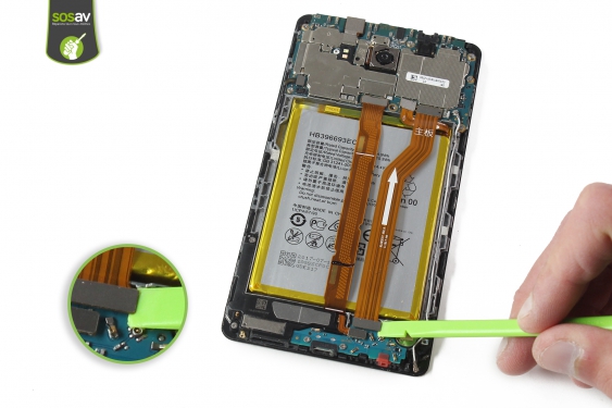 Guide photos remplacement haut-parleur externe Huawei Mate 8 (Etape 13 - image 1)