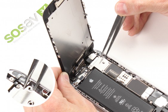 Guide photos remplacement ecran complet assemblé iPhone 6 (Etape 5 - image 2)