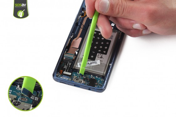 Guide photos remplacement connecteur de charge Galaxy S9+ (Etape 27 - image 2)