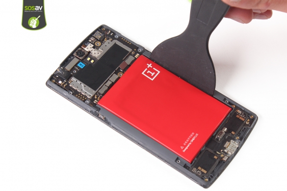 Guide photos remplacement nappe haut-parleur, micro & antenne OnePlus One (Etape 11 - image 2)