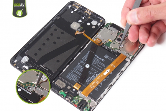 Guide photos remplacement caméra avant Huawei Mate 10 lite (Etape 8 - image 1)