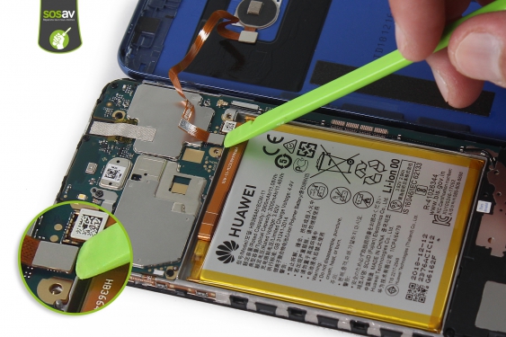 Guide photos remplacement vibreur Huawei Y7 2018 (Etape 8 - image 3)