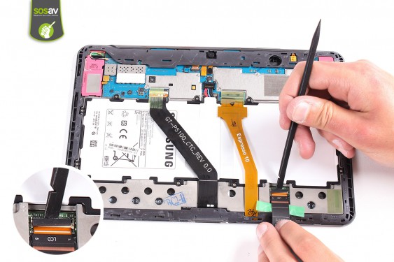 Guide photos remplacement nappe de liaison de l'écran lcd  (Etape 7 - image 2)