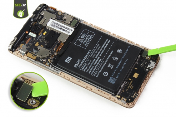 Guide photos remplacement connecteur de charge Redmi Note 3 (Etape 13 - image 1)
