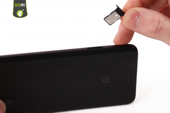 Guide photos remplacement tiroir sim Google Pixel 4A (Etape 2 - image 3)