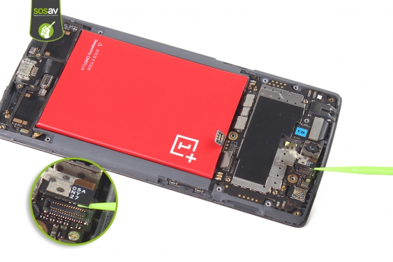Guide photos remplacement haut-parleur interne OnePlus One (Etape 15 - image 2)