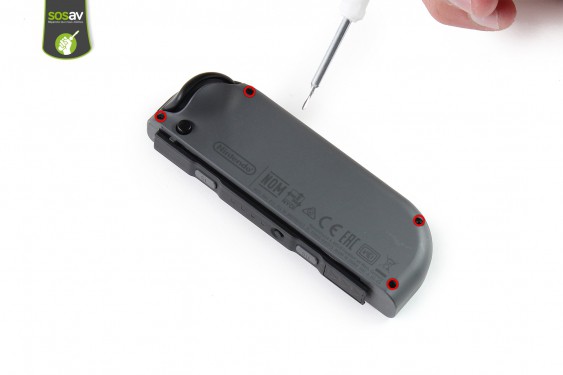 Guide photos remplacement nappe boutons sl-sr Joy-Con Gauche (Etape 1 - image 1)