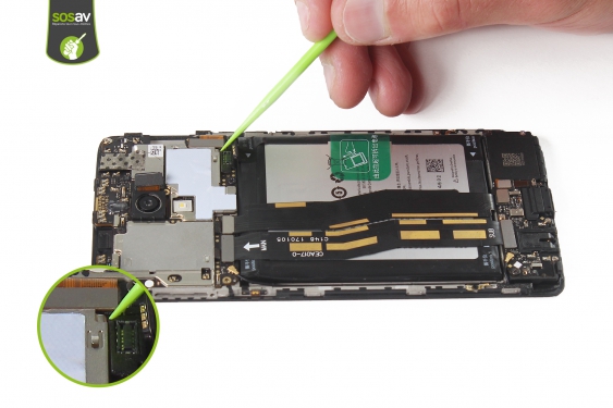 Guide photos remplacement haut-parleur interne OnePlus 3T (Etape 9 - image 1)