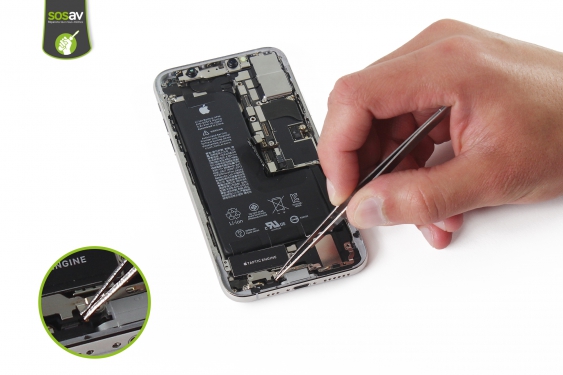 Guide photos remplacement batterie iPhone XS (Etape 16 - image 1)