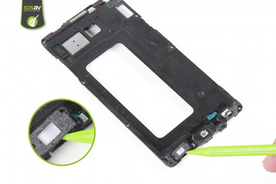 Guide photos remplacement nappe connecteur de charge Samsung Galaxy A7 (Etape 34 - image 3)