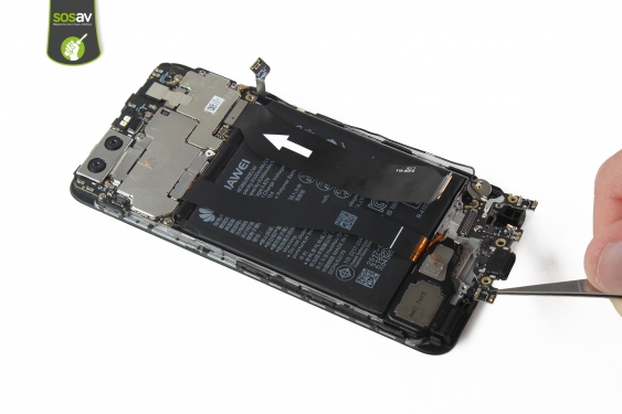 Guide photos remplacement connecteur de charge Huawei P10 (Etape 19 - image 2)