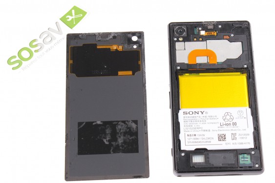Guide photos remplacement antenne wifi Xperia Z1 (Etape 3 - image 3)