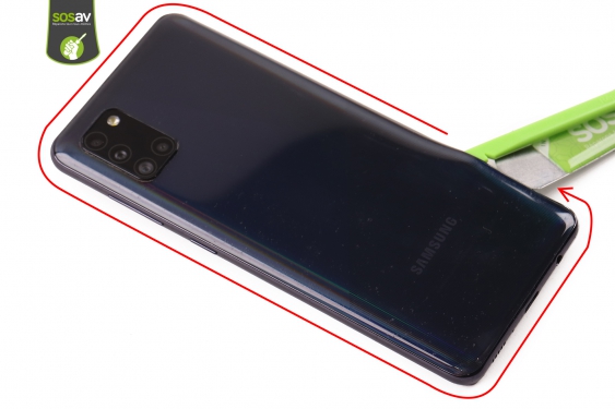 Guide photos remplacement haut-parleur interne Galaxy A31 (Etape 4 - image 3)