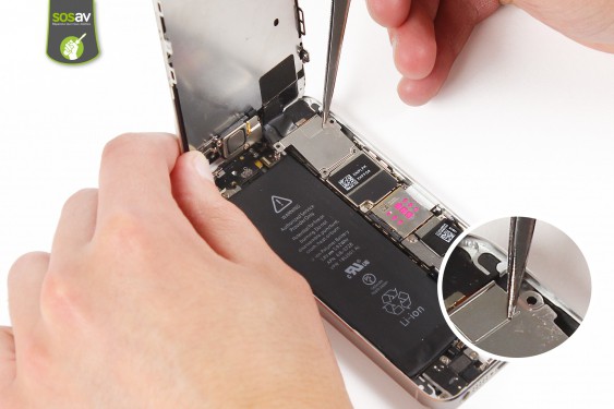 Guide photos remplacement batterie iPhone 5S (Etape 6 - image 1)