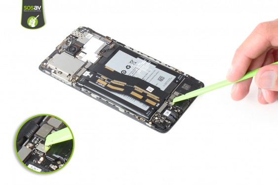Guide photos remplacement haut-parleur externe OnePlus 3 (Etape 12 - image 3)