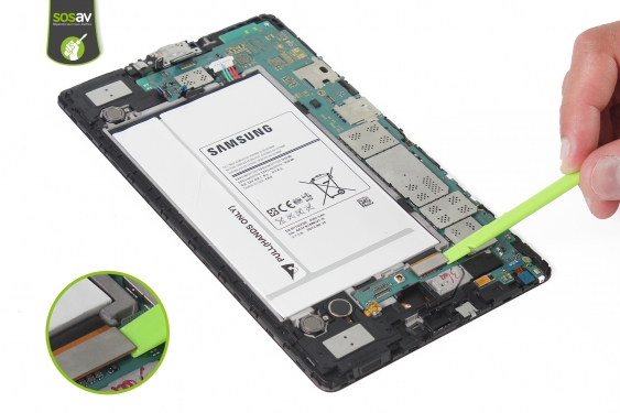 Guide photos remplacement prise jack et haut-parleur externe Galaxy Tab S 8.4 (Etape 22 - image 1)